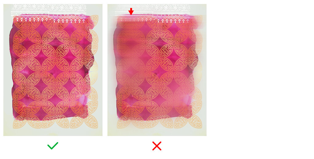 Images should be in focus, sharp and clear.