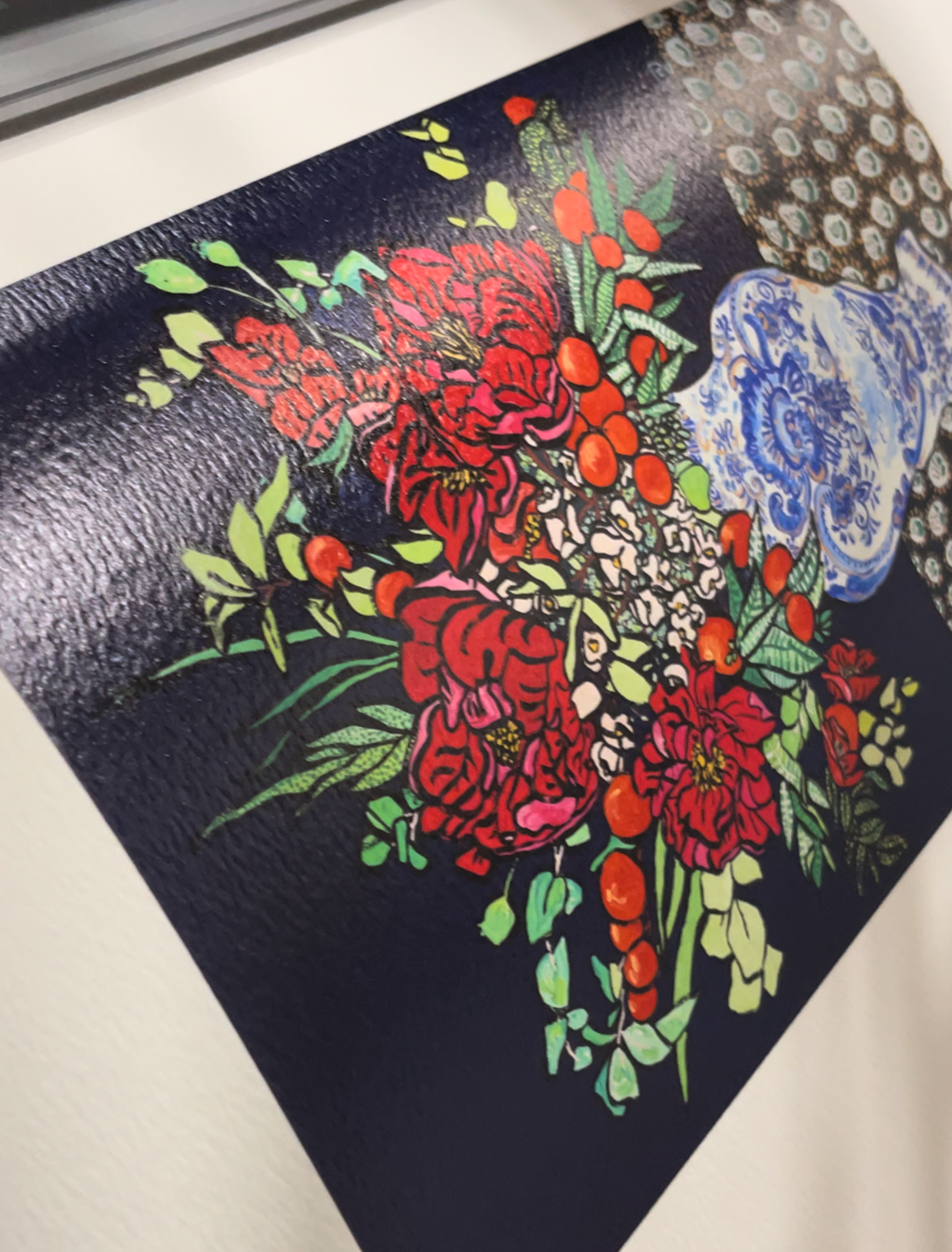 A giclee art print produced with archival inks on luxurious 320gsm fine art paper.