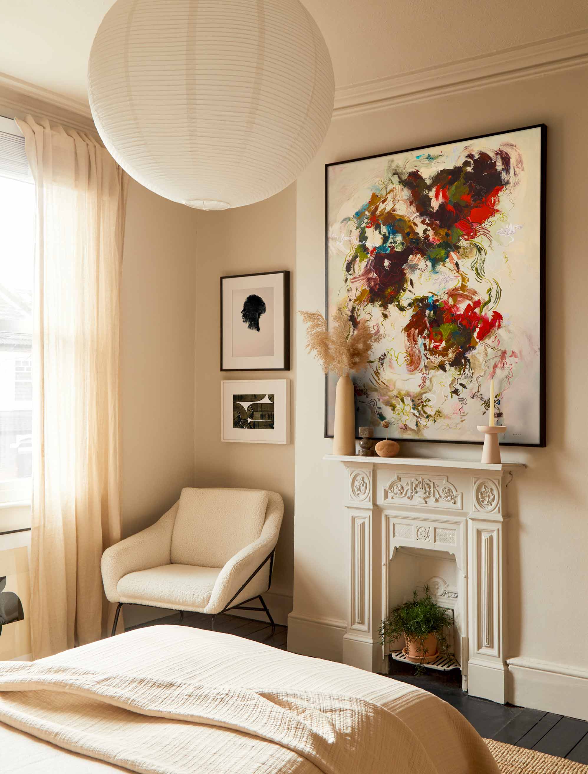 Bold color doesn't have to shout to make a room feel like yours.