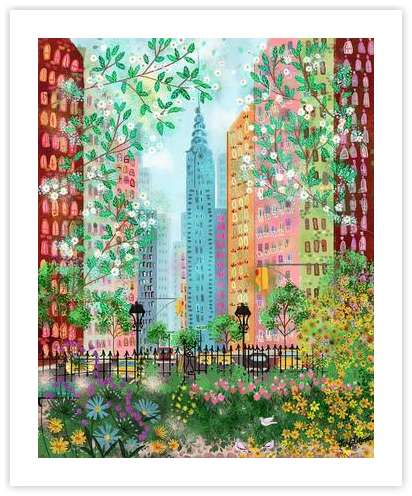 Spring on Gramercy Street by Joy Laforme on Artfully Walls