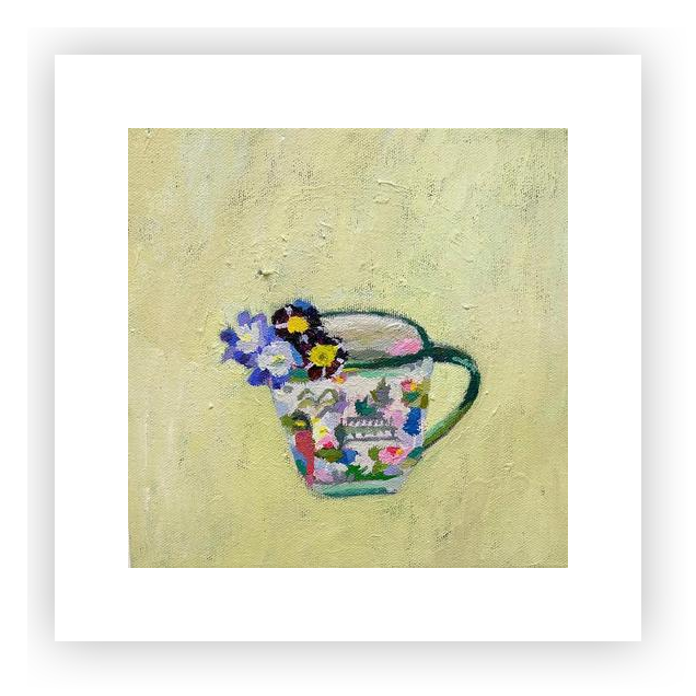 wood Anemone and Victorian Primrose by Charlotte Hardy on Artfully