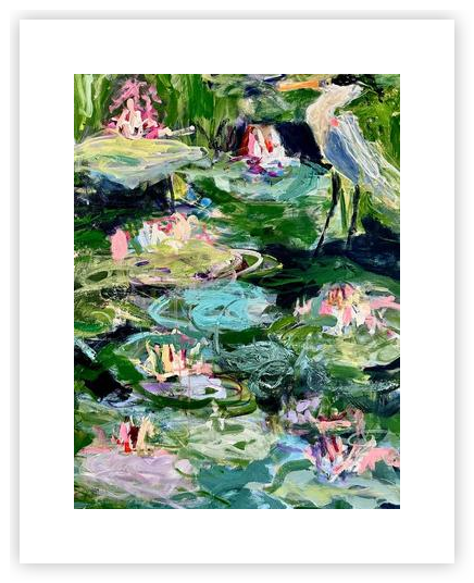 Lily & Blue by Sandy Welch on Artfully Walls | Artfully Walls