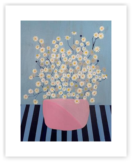Daisies by Elena Koroleva on Artfully Walls | Artfully Walls