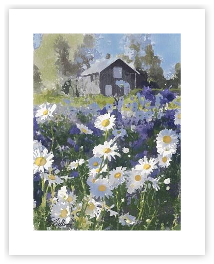 Wildflowers in the Front by Sheryl Gillum on Artfully Walls