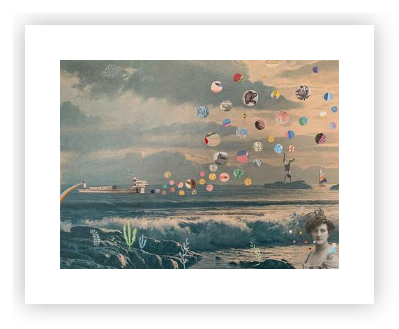 The Polka Dot Boat by Lee-Anne Schmidt on Artfully Walls