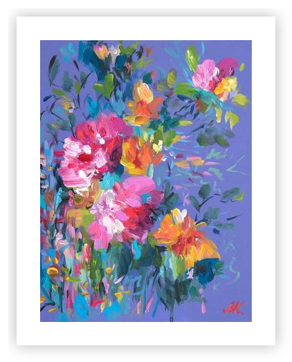 Flowers In A Blooming Garden by Marina Kozyr on Artfully Walls