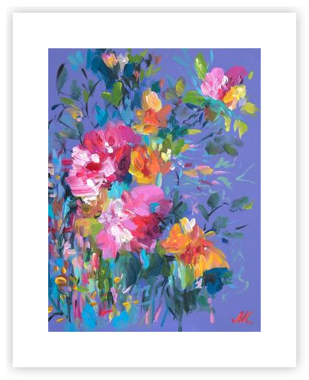Flowers In A Blooming Garden by Marina Kozyr on Artfully Walls