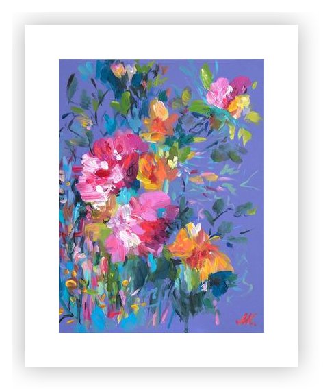 Flowers In A Blooming Garden by Marina Kozyr on Artfully Walls