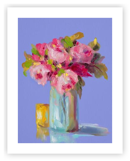 Bouquet in Morning Light by Marina Kozyr on Artfully Walls