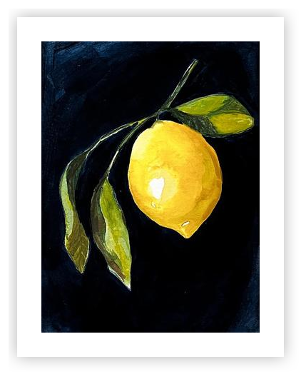 Lemon Study I by Madison Phipps on Artfully Walls | Artfully Walls