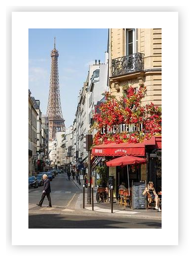 Demain L'Atelier パリの街並み England import Paris streets by Sander Groenendijk on Artfully Walls | Artfully Walls