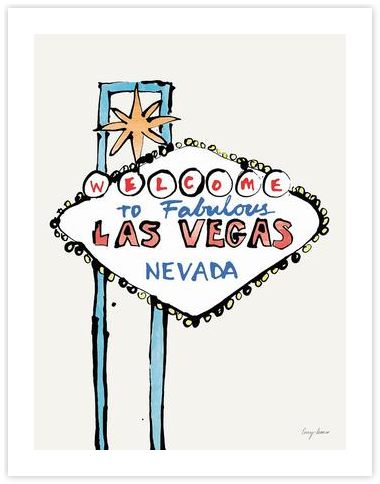 Welcome To Las Vegas by Lucy Deaner on Artfully Walls | Artfully Walls