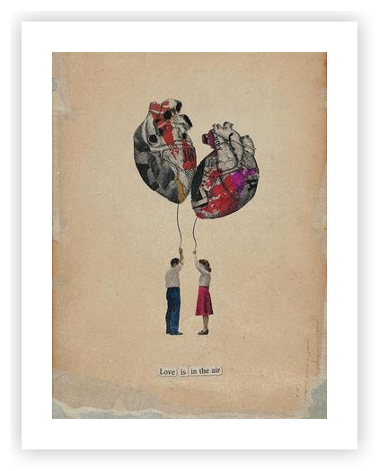 Love is in the air by Dominik Przerwa on Artfully Walls | Artfully