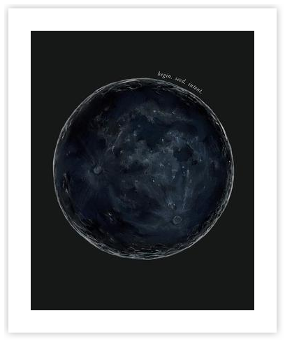 New Moon by Megan Cohen on Artfully Walls | Artfully Walls