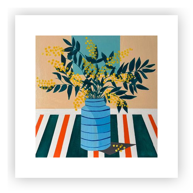 A bouquet of mimosa by Elena Koroleva on Artfully Walls | Artfully