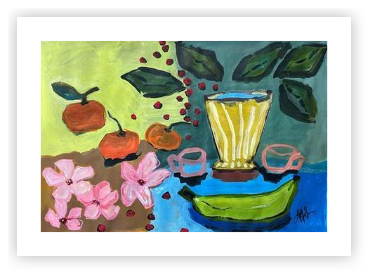 Tea in the Tropics by Nicole Simms on Artfully Walls | Artfully Walls