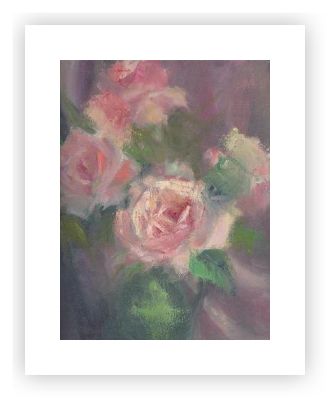 roses by Carole Abla on Artfully Walls | Artfully Walls