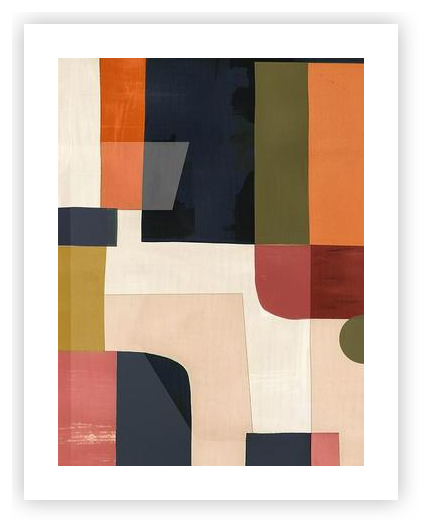 Silent Geometry by Branka Kodžoman on Artfully Walls | Artfully Walls