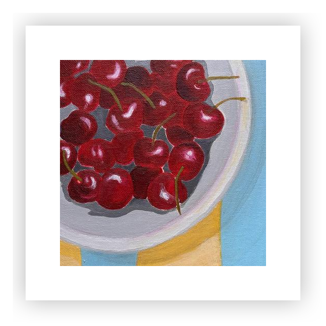Cherry (アクリルアート) Cherries by Elena Koroleva on Artfully Walls | Artfully Walls