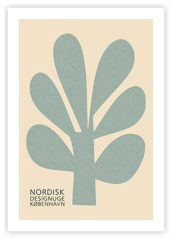 Ode to Nordic Design Print by Edith Kurc - Wild Fever Studio on