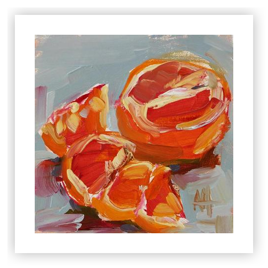 Orange Slices by Angela Moulton on Artfully Walls | Artfully Walls
