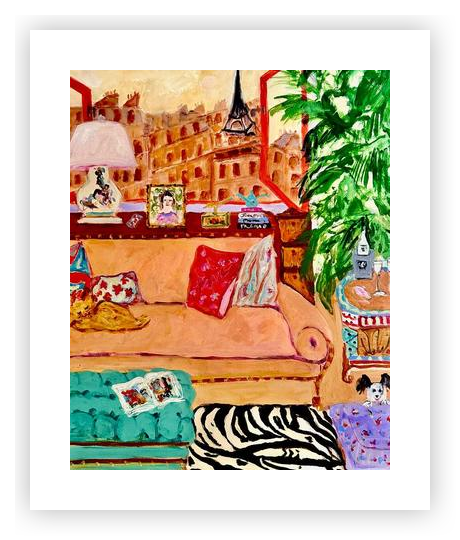 A Room above Paris by Sandy Welch on Artfully Walls | Artfully Walls