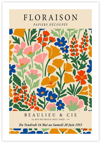 Floraison French Botanical Print by Edith Kurc - Wild Fever Studio