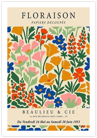 Floraison French Botanical Print by Edith Kurc - Wild Fever Studio