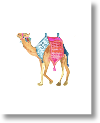 Happy Camel by Larsen McDowell on Artfully Walls | Artfully Walls