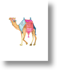 Happy Camel by Larsen McDowell on Artfully Walls | Artfully Walls
