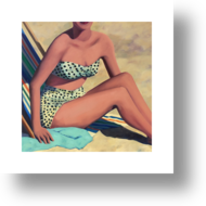 Beautiful Beach Girl by T. S. Harris on Artfully Walls | Artfully