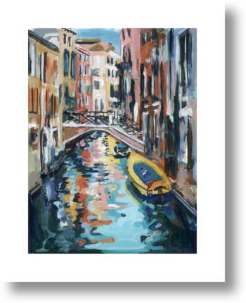 Venice Reflections by Erin Tapp on Artfully Walls | Artfully Walls