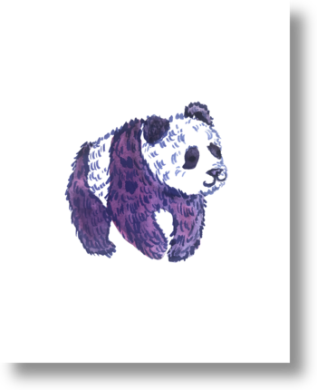 Panda by Ashley D Begley on Artfully Walls | Artfully Walls