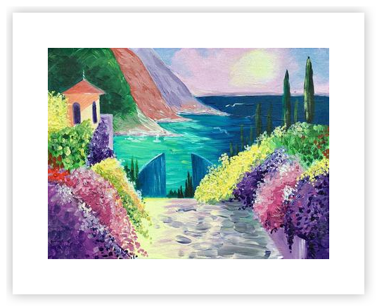 Italian coast by Julia Mauri on Artfully Walls | Artfully Walls