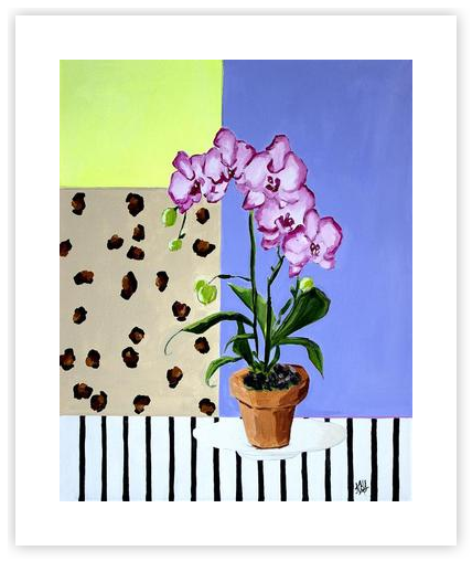 Electric Orchid by Nicole Simms on Artfully Walls | Artfully Walls