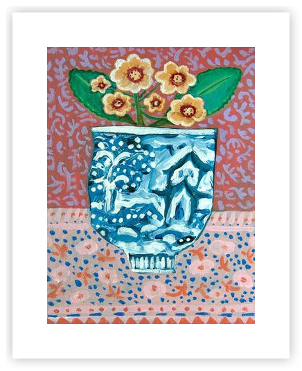 Primrose Pot by Kerry Louise Bennett on Artfully Walls | Artfully