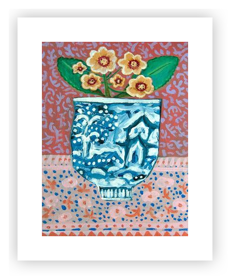 Primrose Pot by Kerry Louise Bennett on Artfully Walls | Artfully