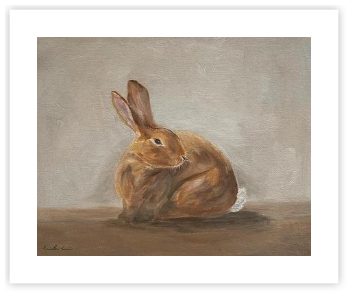 Bunny Rabbit by Krista Kim on Artfully Walls | Artfully Walls
