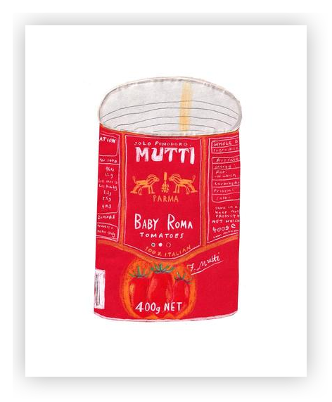 Mutti Tomatoes by Lucia Vinti on Artfully Walls | Artfully Walls