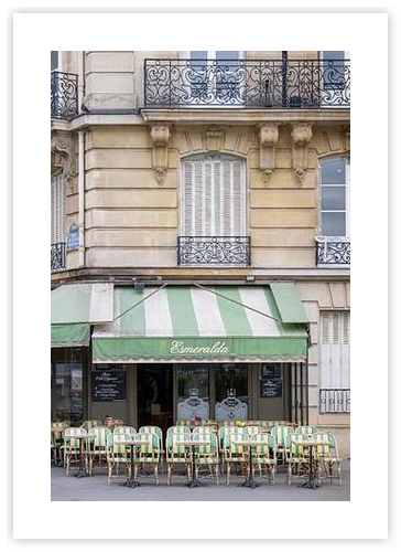 Paris cafe by Sander Groenendijk on Artfully Walls | Artfully Walls