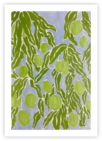 Raw Mango by Rushati Chowdhury on Artfully Walls | Artfully Walls
