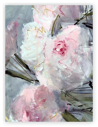 Scribble Peonies Multi by Katie Ré Scheidt on Artfully Walls
