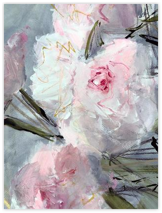 Scribble Peonies Multi by Katie Ré Scheidt on Artfully Walls