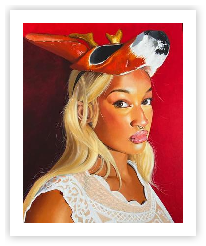 Doe Eyed Realism by Adrienne Brown-David on Artfully Walls