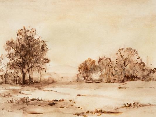 Sepia Landscape 
