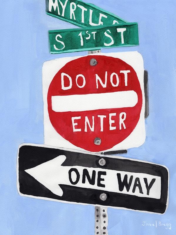 Downtown Street Signs