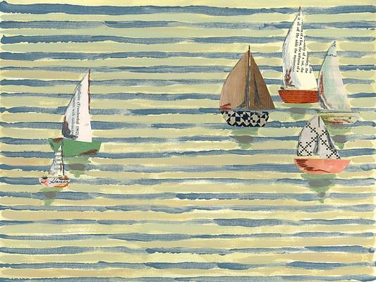 Sailboats on Stripes