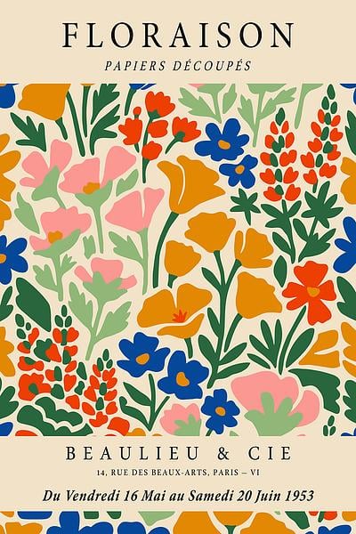 Floraison French Botanical Print by Edith Kurc - Wild Fever Studio
