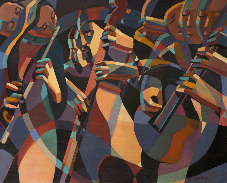 Funky Latin Jazz by Michael Patterson on Artfully Walls | Artfully Walls