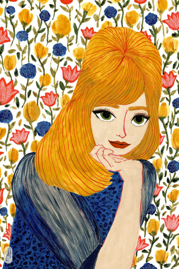 Floral Baby (2021) by Dianne Nicole Fernando on Artfully Walls